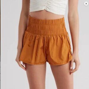 Free People The Way Home Shorts Orange Small